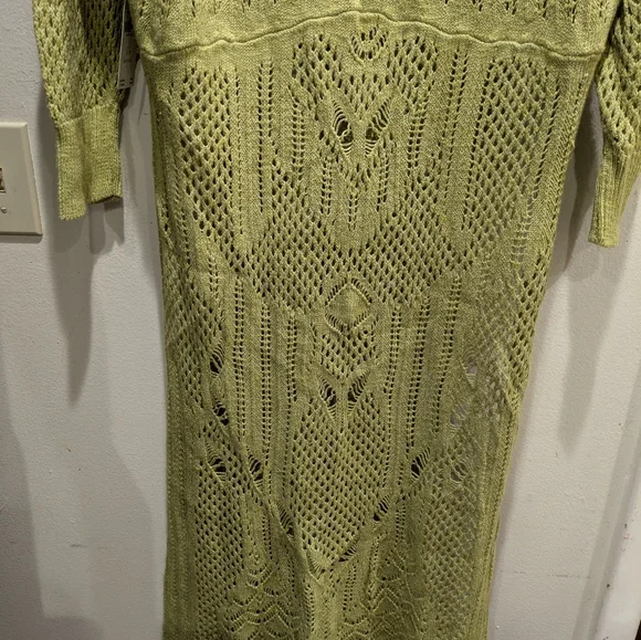 Women's Green Knit Sweater Size Lp - Picture 10 of 12